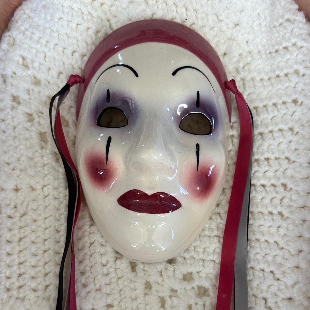 Ceramic Mask by Nielsen. 1980s